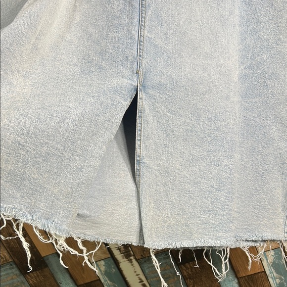 Ava & Viv A-line Light Blue Denim Skirt - Picture 7 of 15